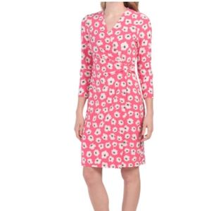 Ann Klein signature wrap dress